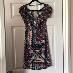 Zara TRF paisley print dress